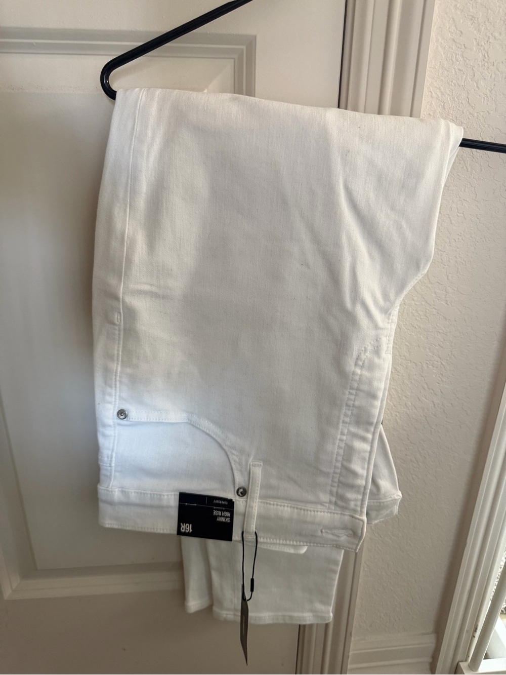Express White Denim Skinny Jeans - size 16